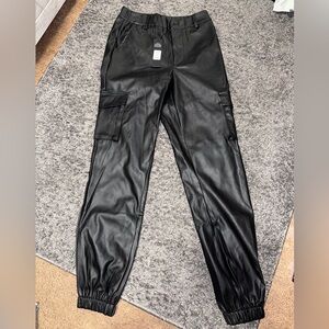 Fashion Nova Sleek Black Cargo Pants